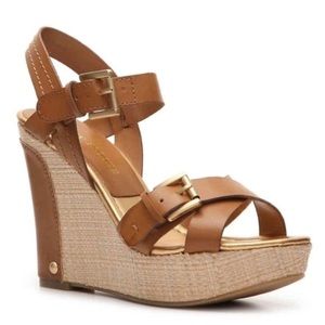 Audrey Brooke wedge sandals